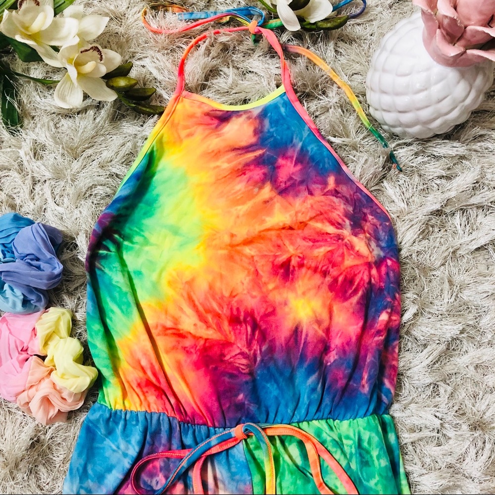 NEW Tie Dye Romper - Picture 3 of 7